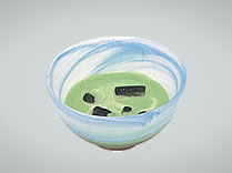 泡をあまり立てない抹茶の点て方